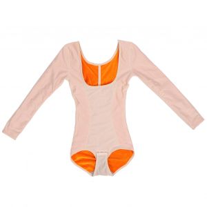 Sous-Vetement Gainant Epais Et Chaud Pour Femme, Doux Et Respirant, A Manches Longues, Maintien De La Poitrine, Couleur Chair, Taille L - Neuf