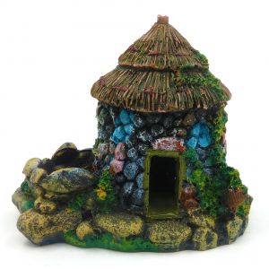 D&eacute;corations D'aquarium Cachette De Poisson Maison Abri Grotte Betta Am&eacute;nagement Paysager De La Maison Mongole Pour &Eacute;viter La Maison - Neuf