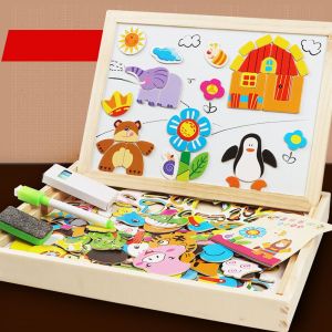 Une série de puzzles musicaux du paradis forestier [environ 120 pièces aimantées] puzzle magnétique jouets éducatifs pour enfants, éducation préscolaire de la maternelle - Neuf