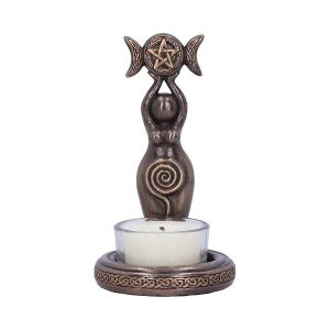 Déesse Figurine Photophore Bougeoir Résine Sculpture Home Decor Figurine Collectibles - Neuf