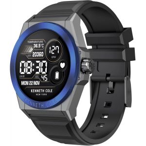 Montre Connect&eacute;e Homme, 1.32"" Hd Smartwatch Motre Sport Avec 24 Modes Sportifs, Podometre Cardiofrequencemetre Sommeil, Etanche Ip68, Montres Intelligente Ronde Pour Android Ios, Bleu - Neuf