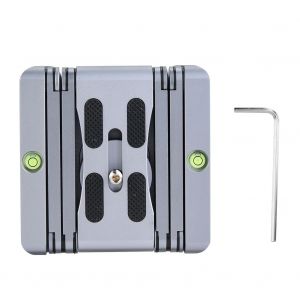 Trepied a rotule pliable ADAI Z Flex avec plateau a degagement rapide et inclinable, gris argente - Neuf