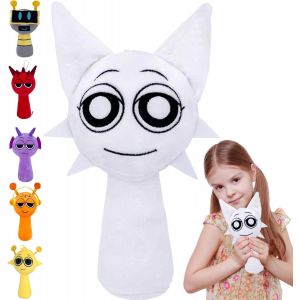 DDA-Spunky Plushies Toys, Sprunki Peluche Poupée, Spunky Peluche,Jouet en Peluches Sprunki, Sprunki Plush Toy, Sprunki Incrediboxs Peluche, Soft and Cute Plush Stuffed - Neuf
