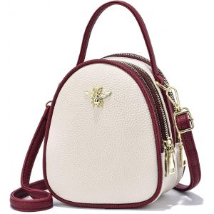SJZG-Petit Sac &Agrave; Bandouli&egrave;re L&eacute;ger Pour Femme, &Eacute;l&eacute;gant, Pour T&eacute;l&eacute;phone Portable Et Portefeuille - Neuf