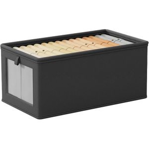lbgwp60-Lot De 3 Grands Paniers De Rangement Pour Étagère | Organisateurs De Placard En Tissu Et Boîtes De Rangement Avec Poignées, Boîtes De Rangement En Tissu, Conteneurs De Rangement Pour - Neuf