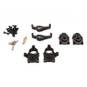 Couvercle D'engrenage D'essieu Avant Et Arriere Rc, Coupelle De Direction, Porte-Moyeu C, Pieces De Mise A Niveau En Laiton Pour Chenille Fms Fcx24 1/24 - Neuf