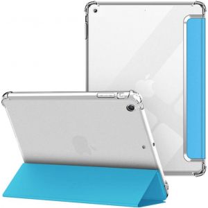 Kal-Coque Pour Ipad Mini 1/2/3 7,9 Pouces, Étui Arrière Souple Et Transparent En Tpu, Housse De Protection Antichoc, Smart Cover Avec Veille/Réveil Automatique Pour Apple Ipad Mini 1 2 3, Bleu - Neuf