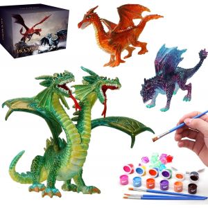 ERYI-Jouets Dragon Kits De Peinture Pour Enfants 3-12 Ans Garçons Filles, Accessoires De Fête D'Anniversaire - Neuf