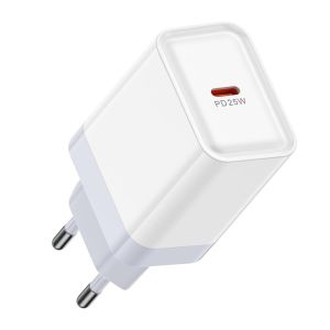 ERYI-Chargeur Usb C 25 W Pour Samsung Galaxy S24 Plus S23 Fe S22 S21 S20 A55 5G A54 A53 A35 A34 A15 A14, Iphone 15 14 13 12, Huawei, Type C Samsung Adaptateur De Charge Rapide - Neuf