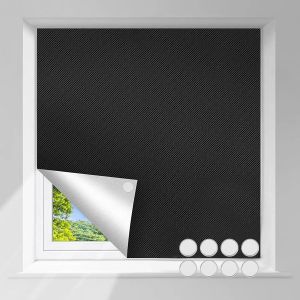 Kalanka-Store Occultant Magn&eacute;tique Pour Fen&ecirc;tre Sans Per&ccedil;age Store Occultant Tissu Isolation Pour Fen&ecirc;tre De Toit Protection Solaire Film Fenetre Portable Pour Chambre Grenier B&eacute;b&eacute; Chambre - Neuf