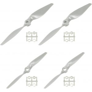 LETNERNY-9X6"" 5X5"" Hélice Rc 2 Pales Hélices À Pales Gr s Avec Anneaux D'Adaptation Pour Avion Électrique, 4 Pcs - Neuf