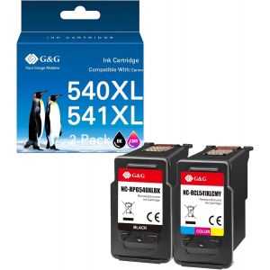 ASFASFq-G&G Cartouches d'encre compatibles avec Canon Pixma TS5150 MG3650S MG3650 MG3550 MG3550 MG3250 MG4250 Noir - Neuf