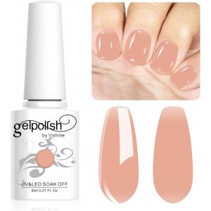 Vernis Semi-Permanent Neutre Transparent,8ml Vernis &Agrave; Ongles Gel Naturel French Manucure Nail Art Uv Led Soak Off Gel #L142 - Neuf
