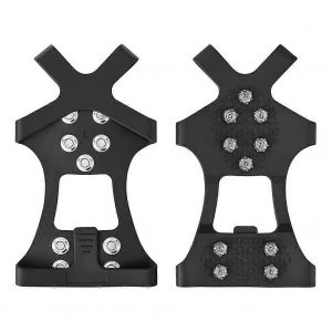 Ext&eacute;rieur Non-Ice Snow Grips Crampons Sur Chaussure / Botte Traction Cleat -On Chaussures Extensibles,L - Neuf