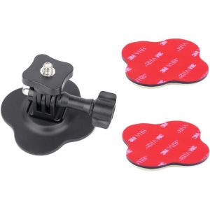 KALANKA-Support de Fixation adh&eacute;sif Flexible, pour Insta360 X5 X4 X3 X2 Ace Pro Ace Kit Supports de Casque Moto Compatible avec GoPro Hero, SJCAM et Action Cam - Neuf