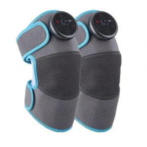Genouill&egrave;re &Eacute;lectrique Chauffante &Agrave; Vibrations Pour Articulations Des Jambes, Support Pour Coudes, Coussinet Thermique Pour La Physioth&eacute;rapie Et Le Soulagement Des Douleurs Arthritiques, 1 Paire, Type A - Neuf