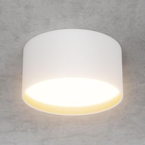 Subzonal-Led 18w Spot Plafond En Saillie, Rond Spots De Plafond Blanc, 3000k Blanc Chaud Spot Plafonnier, Moderne &Eacute;clairage Plafond Aluminium, Pour Salon Salle De Bain, Ip44, 1029lm, 60x120mm - Neuf