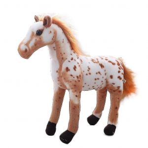 Simulation Animal Poney Poupée Sueur Cheval Poupée Peluche Jouet Chiffon Poupée Enfants Cadeau D'anniversaire-50cm - Neuf