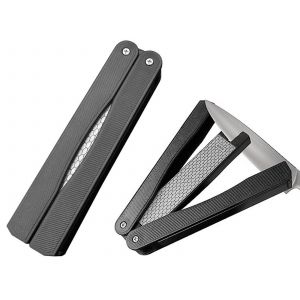 Aff&ucirc;teur De Couteaux Pliable En Diamant Avec Grain 400/600 Et Tiges En C&eacute;ramique - Neuf