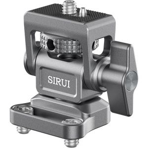 AM-MTS Support de moniteur de terrain avec double vis de 6,35 mm, pivotant &agrave; 360&deg; et inclinaison &agrave; 180&deg; r&eacute;glable pour moniteur de cam&eacute;ra de 5"" et 7 - Neuf