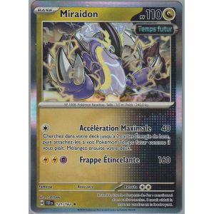 Carte Pok&eacute;mon - Miraidon - 121/162 - Holo-Rare - Ev5 Forces Temporelles Sous Sleeve - Choupine 50 - - Neuf