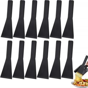 Mevronisshop-12 Pi&egrave;ces Spatule Crepe, Nylon Pelles &Agrave; Casseroles Antiadh&eacute;sives Spatule &Agrave; Raclette, R&eacute;sistant &Agrave; La Chaleur Spatules Pour Ustensiles De Cuisine Antiadh&eacute;sifs Assiette Gourmet Po&ecirc;le Spatul - Neuf
