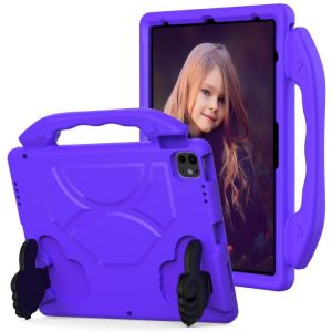 Coque Enfant Eva Antichoc Pour Ipad Air 13 (2024/2025) Avec Support Pouce - Violet - Neuf