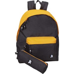 Sac à dos avec trousse pour l'école elementaire,Collège,Lycée,Enfants et Jeunes,Fille et Garçon,Homme et Femme,41cm,24L,Polyester Imperméable,Temps Libre,Sac de Voyage[T244] - Neuf