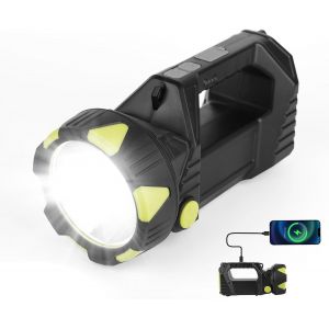 Super Bright Portable Led Flashlight 8 Modes Emergency Flashlight Camping Work Rechargeable Large Capacity High Lumens Large Flashlight Torch High Flashlight - Neuf