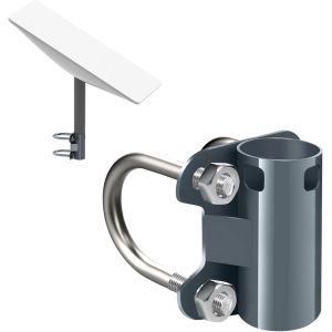 Support De Tuyau De Mât D'antenne pour Bol Starlink, Forme en U Réglable pour Adaptateur De Montage pour Starlink Double Pince, pour Antennes Satellite pour Diamètre De Tuyau Applicable V2 - Neuf
