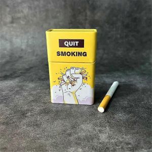 Etui a cigarettes innovant en metal pour 20 cigarettes?: portable, elegant, resistant a l'humidite et a la pression - Neuf