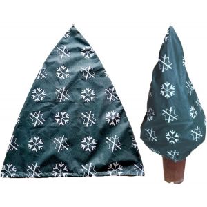 PC No&euml;l de l'Usine &agrave; Froid, Capot de Protection (Flocons de neige), 90 cm x 110 cm, R&eacute;sistant au Froid Voile Rouleau, R&eacute;utilisable Anti-Gel pour la Protection des V&eacute;g&eacute;taux Sac pour les Oliviers, cit - Neuf