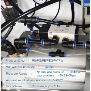 Jeu de Raccord Rapide Pneumatique 10mm Connecteur de Tuyau d'Air,avec 10 Raccords Droits,10 &agrave; Angle,10 en Y,10 en T et 6 R&eacute;ducteurs Chacun 6-10,8-10 et 12-10 (46 Pi&egrave;ces) - Neuf