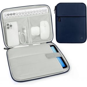 Kal-9-11"" Housse Pochette Tablette Pour Ipad 10é Gén 10,9"", Ipad (A16) 11"", Ipad Air 11"", Ipad Pro 11"", Ipad 9/8/7é Gén 10,2"", Ipad Air 5/4, Galaxy Tab A9+ Plus 11""/S9 Fe,Tab M11 11"", Indigo - Neuf