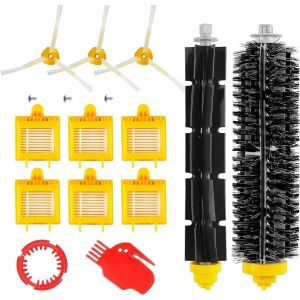 Kit de 13 Secours pour Roomba série 700 (700,760,770,780 790)-Kit Accessoires (Brosses Latérale,filtres,Brosse de Cerda et etc..) pour aspirateur Robot. - Neuf