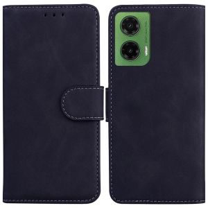 SATURCASE Coque pour Motorola Moto G35, Toucher Confortable PU Cuir Magn&eacute;tique Flip Portefeuille Support Porte-carte Protecteur Housse &Eacute;tui pour Motorola Moto G35 (FG-Noir) - Neuf