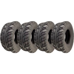 25x10.00-12 (255/65-12) ATV Tyres 6ply WP08 OBOR Beast 54N Road Legal (Set of 4) - Neuf