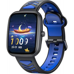Checarzhn--No1-Montre Connectée Pour Enfant Fille Garcon Smart Watch Avec Appel Bluetooth Tracker D'activité Bracelet Intelligent Avec Podometre Moniteur Sommeil Réveil Au Poignet Smartwatch Compatible And - Neuf