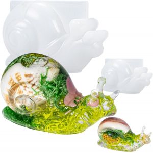 Kal-Moules En Silicone 3d En Résine Époxy Pour Coulée D'escargots Grands Et Petits - Neuf