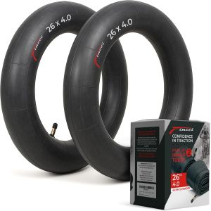 Subzonal-Chambres &Agrave; Air Fatbike Vtt 26 X 4.0 Pouces - Paire Chambre A Air 26"" Avec Valve Schrader 48mm Pour Route Bici, Montagne Bicyclette, Electricity V&eacute;lo - Convient Sable, Neige, Terre, Sentiers - Neuf