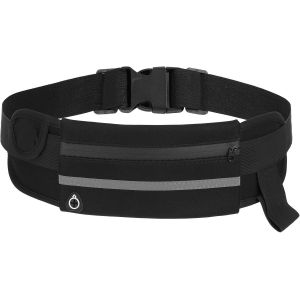 KALANKA-Ceinture de course pour téléphone portable, sac banane ultra léger, étanche, sac banane élastique, sac de course à pied, sac de jogging, ceinture de sport réglable pour homme et femme, ceintu - Neuf