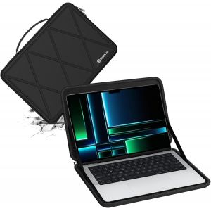 Housse De Protection Rigide En Eva Compatible Avec 14,2 Pouces Apple Macbook Pro M4 2024/M3/M2/M1/A2918/A2992/A2779/A2442, Macbook Pro 2015/2014/2013/2012/A1502/A1245/A1425 Housse De 13,3 - Neuf