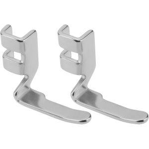 Kal-Lot De 2 Pieds De Couture &Eacute;troits &Agrave; Fermeture &Eacute;clair Pour Machines &Agrave; Tige Basse Compatible Avec Singer Le Pied-De-Biche En M&eacute;tal Pour Une Couture De Pr&eacute;cision - Neuf