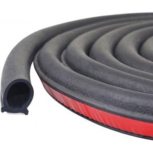Voiture Joint de la Porte - de 6 Mètres de Profil en Caoutchouc pour Voiture de la Porte de Protection et D en Forme de Porte de Voiture d'Étanchéité (Noir) - Neuf