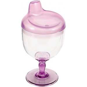 Tasse &Agrave; Bec De Calice Verre &Agrave; Vin Tasse &Agrave; Bec Avec Couvercle Pas De D&eacute;versement Gobelet De Boisson Anti-Chute Pour F&ecirc;te D'anniversaire 170 Ml - Neuf