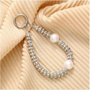 Kal-Cha&icirc;ne De T&eacute;l&eacute;phone Portable Avec Strass - Paillettes - Pendentif - Bijou Pour Femme - 19# - Neuf