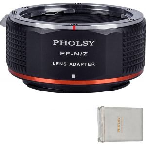 Bague D'Adaptation Mise Au Point Manuelle Compatible Avec Utiliser Objectifs Canon Ef Ef-S Sur Appareils Photo Nikon Z Pour Nikon Z Fc, Z30, Z9, Z8, Z6, Z7, Z5, Z50, Z6Ii, Z7Ii[GOP6255695] - Neuf