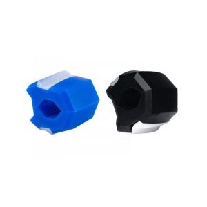 Exerciseur De M&acirc;choire En Silicone - Lot De 2 - Noir Et Bleu - Neuf