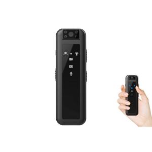 Cam&eacute;ra corporelle 1080p avec vision nocturne, enregistreur vid&eacute;o portable, chargement USB, microphone int&eacute;gr&eacute; - Neuf