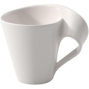 Kalanka-- Tasse &Agrave; Caf&eacute; Newwave Avec Anse, Mug &Agrave; Anse Moderne En Porcelaine Premium, Compatible Lave-Vaisselle Et Micro-Onde, Blanc, 300 Ml, 11,3 Cm - Neuf